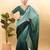 Women's mulbury silk padded back open elbow sleeves saree blouse