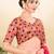 Women's jain silk padded back open elbow sleeves saree blouse