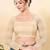 Women's jain silk padded back open full sleeves saree blouse