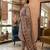 Purple printed cotton blend stitched floral print salwar kurta dupatta for women