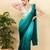 Women's silk padded back open sleeveless saree blouse