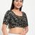 Women's mulbury silk padded back open elbow sleeves saree blouse