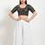 Women's mulbury silk padded back open elbow sleeves saree blouse