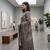 Wine printed cotton blend stitched geometric print salwar kurta dupatta for women
