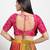 Women's mulbury silk padded back open elbow sleeves saree blouse