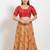 Women's mulbury silk padded back open elbow sleeves saree blouse