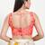 Women's brocade padded back open sleeveless saree blouse