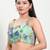 Women's brocade padded back open sleeveless saree blouse