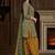 Green printed cotton blend stitched ethnic motifs print salwar kurta dupatta for women