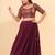 Women's mulbury silk padded back open elbow sleeves saree blouse