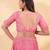 Women's silk padded back open elbow sleeves saree blouse