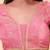 Women's silk padded back open elbow sleeves saree blouse