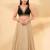 Women's mulbury silk padded back open sleeveless saree blouse