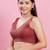 Women's brocade padded back open sleeveless saree blouse