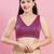 Women's brocade padded back open sleeveless saree blouse