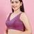 Women's brocade padded back open sleeveless saree blouse