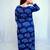 Cotton Dabu Hand Block Printed Long Side Slit Kurti for Women