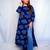 Cotton Dabu Hand Block Printed Long Side Slit Kurti for Women