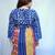 Indigo Dabu Handblock Printed Cotton Knee-Length kurti
