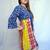 Indigo Dabu Handblock Printed Cotton Knee-Length kurti