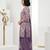 Purple printed cotton blend stitched geometric print salwar kurta dupatta for women