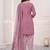 Pink printed cotton blend stitched bandhani print salwar kurta dupatta for women
