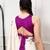 off white festive & party wear digital printed satin saree with pearl border