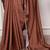 brown festive & party wear digital printed satin saree with pearl border