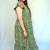 Cotton Green Kalamkari Handblock Printed Mid-Length kurti for Women