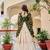 Navratri Cream Printed Lehenga Choli in Cotton Poly