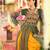 Navratri Yellow Mirror Work Lehenga Choli in Rayon