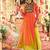 Navratri Yellow Mirror Work Lehenga Choli in Rayon