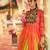 Navratri Yellow Mirror Work Lehenga Choli in Rayon