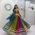 Navratri Multicolor Embroidered Lehenga Choli in Georgette