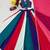Navratri Multicolor Embroidered Lehenga Choli in Cotton Poly