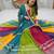 Navratri Multicolor Embroidered Lehenga Choli in Georgette