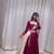 Navratri Wine Mirror Work Lehenga Choli in Rayon