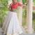 Navratri White Gamthi Work Lehenga Choli in Cotton Poly