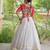 Navratri White Gamthi Work Lehenga Choli in Cotton Poly