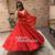 Navratri Red Printed Lehenga Choli in Georgette