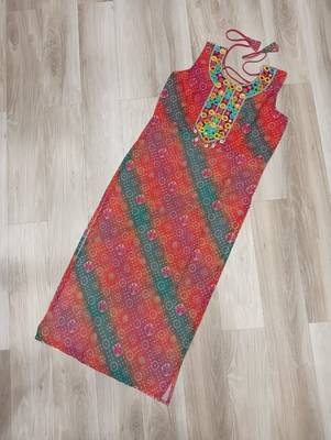 Multicolor georgette printed kurta set 2