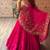 Navratri Rani-pink Printed Lehenga Choli in Georgette