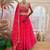 Navratri Rani-pink Printed Lehenga Choli in Georgette