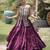 Navratri Purple Dori Detail Lehenga Choli in Cotton Poly