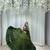 Navratri Green Mirror Work Lehenga Choli in Georgette