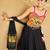 Navratri Black Mirror Work Lehenga Choli in Cotton Poly