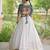 Navratri White Gamthi Work Lehenga Choli in Cotton Poly