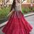 Navratri Maroon Dori Detail Lehenga Choli in Cotton Poly