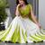 Navratri White Mirror Work Lehenga Choli in Cotton Poly