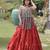 Navratri Orange Dori Detail Lehenga Choli in Cotton Poly
